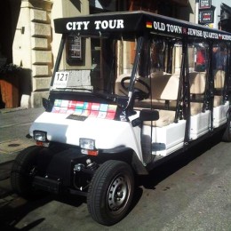 Mit dem Elektro-Auto durch Krakau