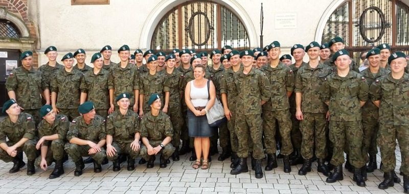 Wycieczka z żolnierzami po Krakowie