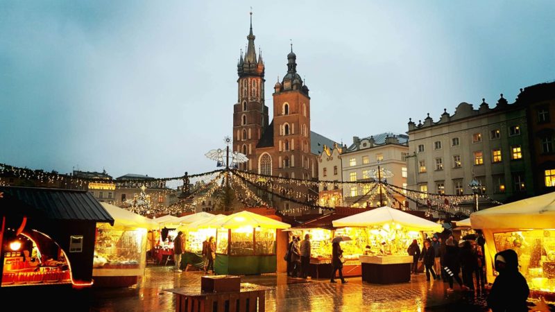 Rynek w Krakowie - świeta